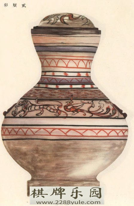国家博物馆藏彩绘龙虎纹陶壶的图案是龙吗